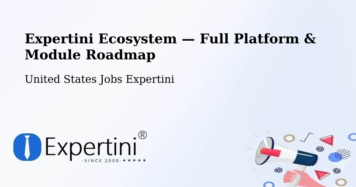 Expertini Ecosystem — Full Platform & Module Roadmap – Hernando