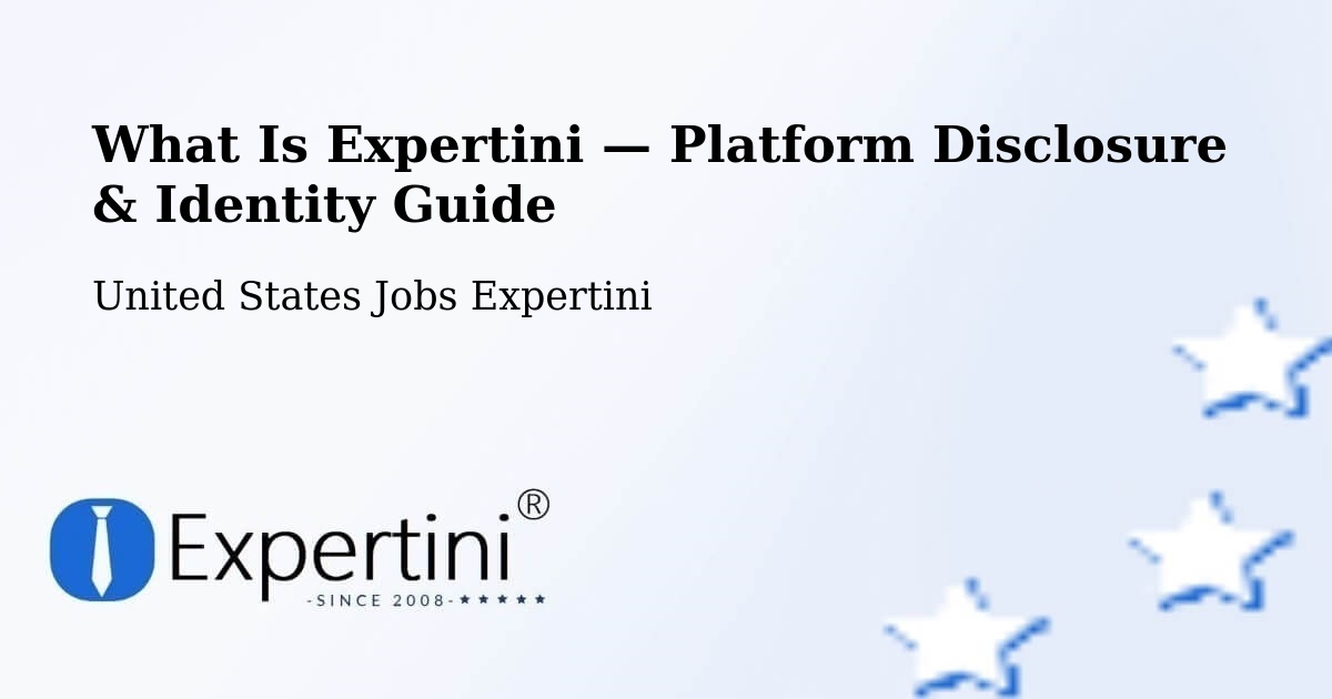 What Is Expertini — Platform Disclosure & Identity Guide – Hernando